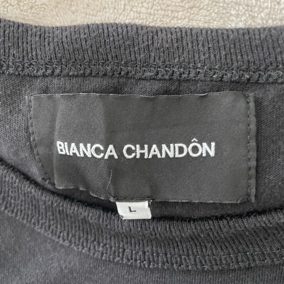 Bianca Chandon Bianchi Chandon logo tee size large - Picture 3 of 4
